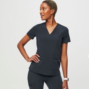 Small Figs Dark Harbor Scrub Set (Casma Top and Livingston Pants)